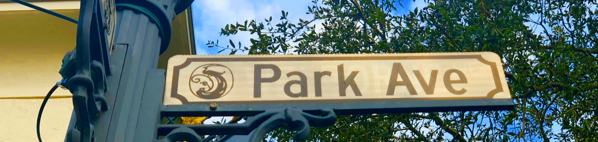 street sign that reads 'park ave'