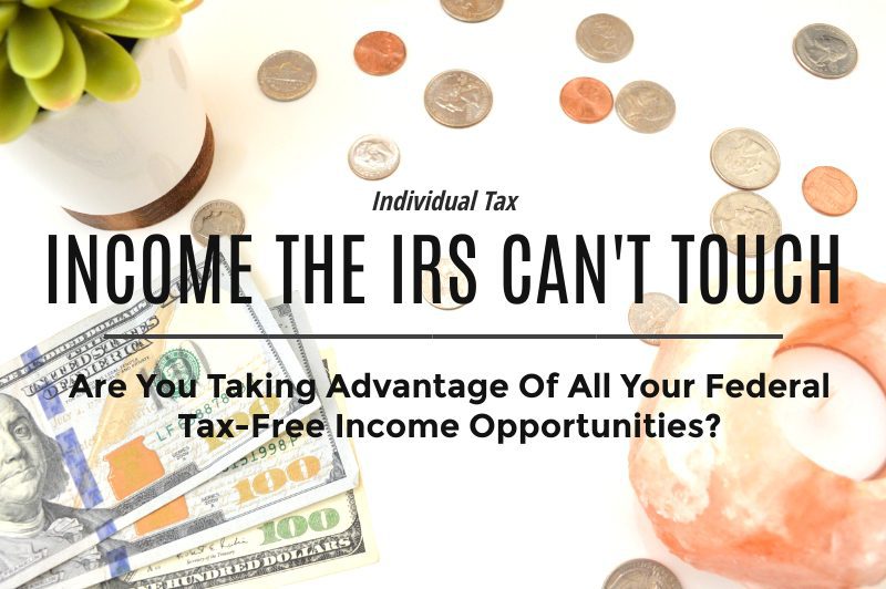 income the irs can't touch blog header money coins